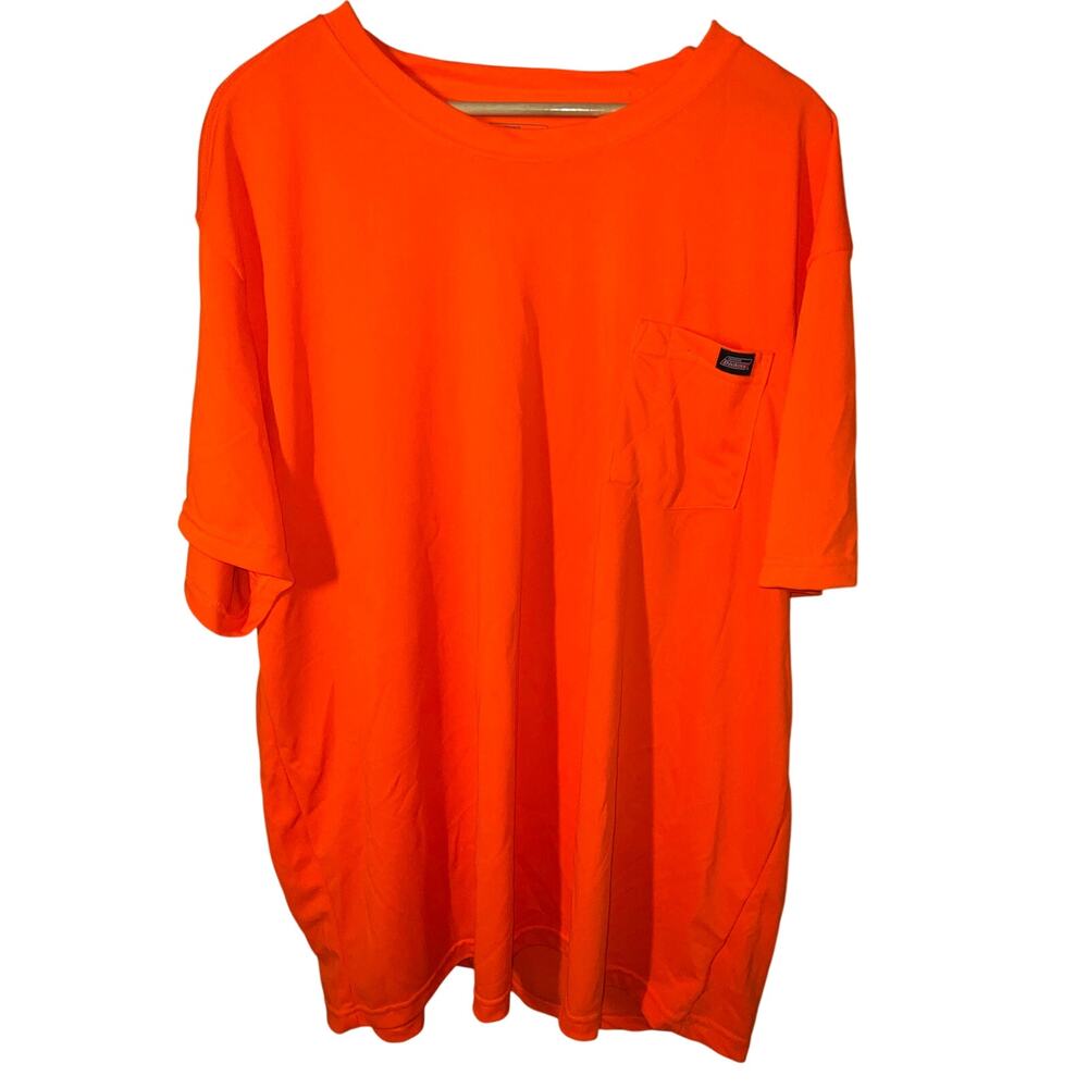 Genuine Dickies Orange Short Sleeve Shirt Size 3XL